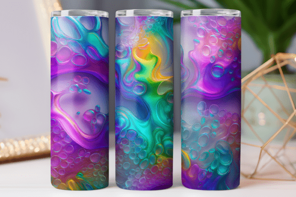 Abstract Art Tumbler Wrap Graphics: Designer Review