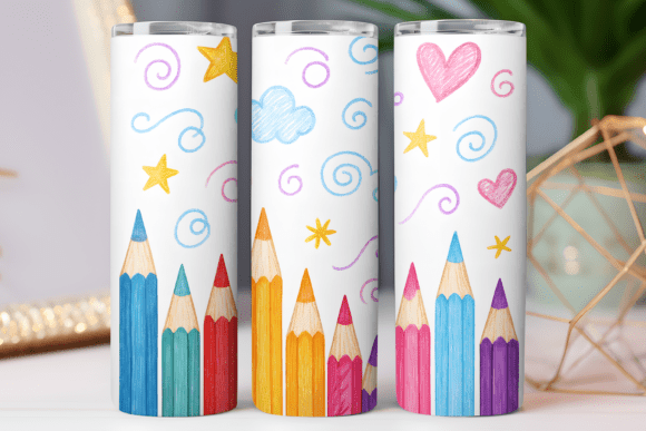 Abstract Art Tumbler Wrap Graphics Review for Designers
