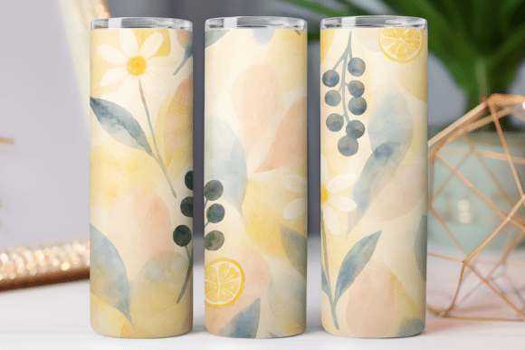 Abstract Art Tumbler Wrap Skinny 20oz: Graphics for Tumbler Wraps