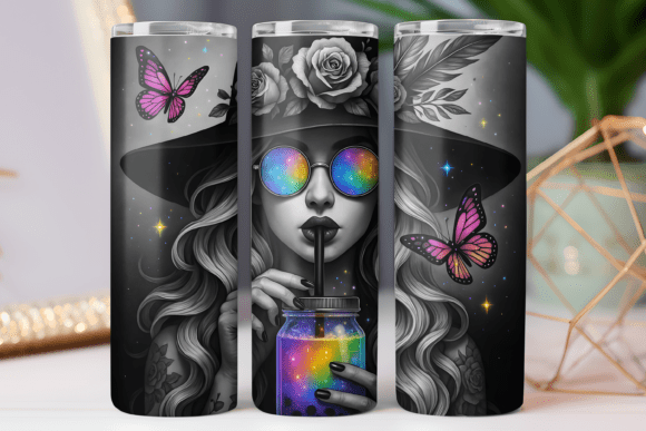 Coffee Girl Tumbler Wrap 20oz Skinny PNG: A Freebie Graphics Review for Sellers