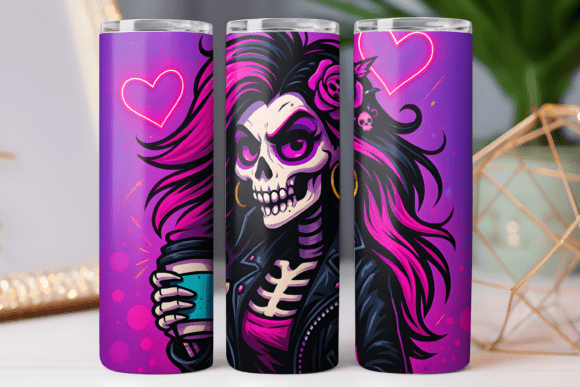 Coffee Girl Tumbler Wrap: Freebie Graphics for Crafters