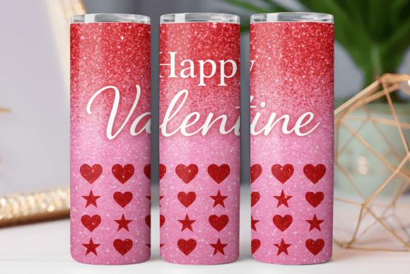 Happy Valentine Tumbler Wrap: Graphics & Tumbler Wraps