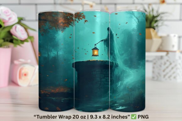 Haunted Village Night 20oz PNG: Graphics & Tumbler Wraps Review