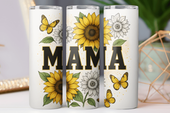 Mama Mother Day Mom Tumbler Wrap Graphics Freebies