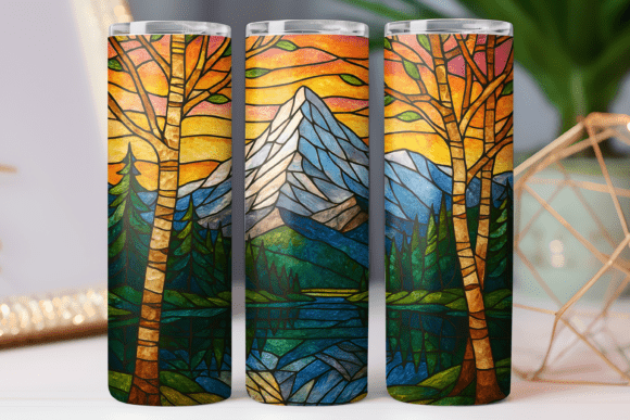 Stained Glass Art Graphics: Tumbler Wraps Brand Review