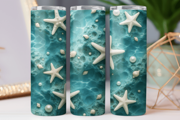 Summer Beach Tumbler Wrap Design Review