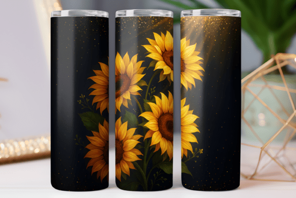 Sunflower Gold Tumbler 20oz Skinny Wrap Review