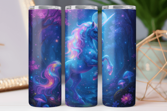 Unicorn Tumbler Wrap Design Photos 20oz Graphics Freebies