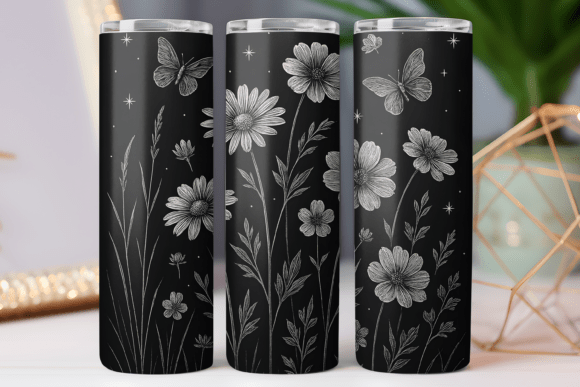 Vintage Wildflower Tumbler Wrap Graphics Review